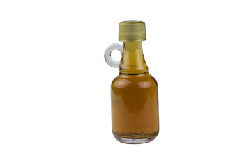 Whisky in a Crystal Glass Decanter Isolated on white