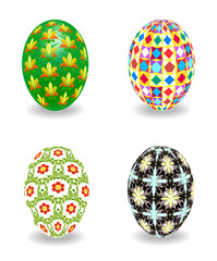 Set of Easter egg