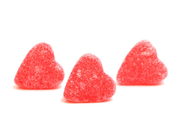 Red Jelly Hearts