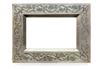 Pressed Metal Picture Frame Isolated