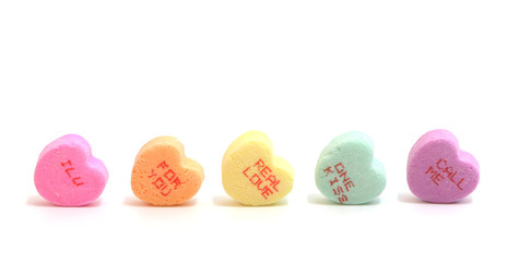 Valentines Candy Hearts