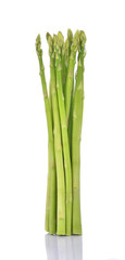 asparagus on white background