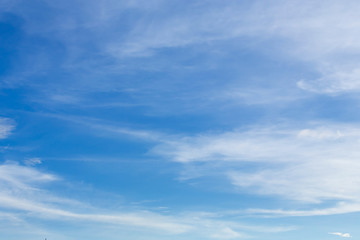 blue sky and white cloud, cloudy sky background