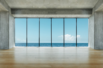 Modern loft with sea view