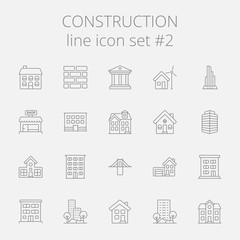 Construction icon set.