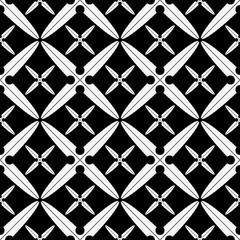 seamless geometric four sides shuriken pattern