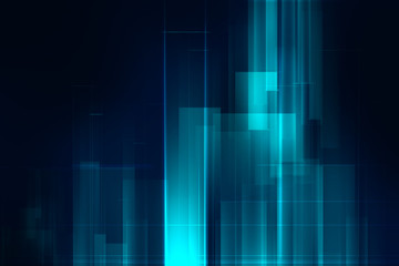 blue geometric  shape abstract technology background