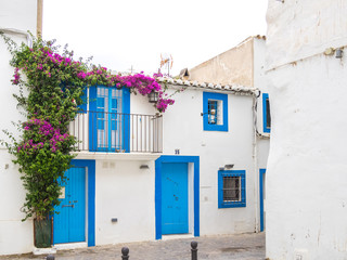 Traditional Ibiza houses