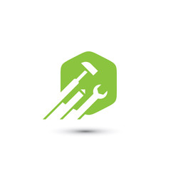 Construction Icon Tool Logo