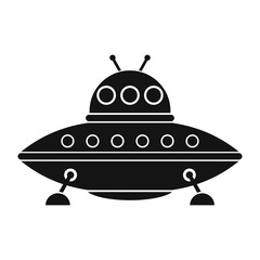 UFO black simple icon
