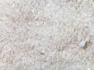 many crystals of common Sea salt