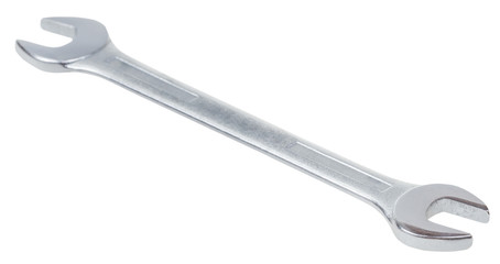 open-end wrench isolated on white