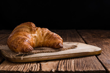 Fresh baked Croissants