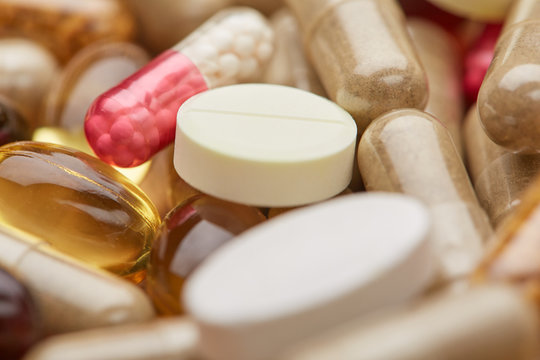 Different pills and supplements