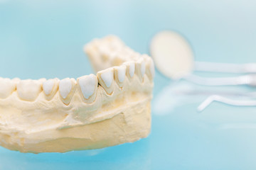 Obraz na płótnie Canvas dental care teeth, prevention of dental diseases