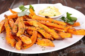 french fries sweet potato