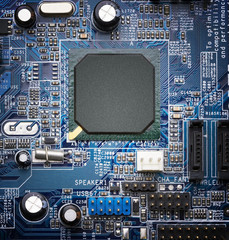 Electronic circuit board with processor