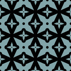 Naklejka premium traditional shuriken seamless geometric pattern