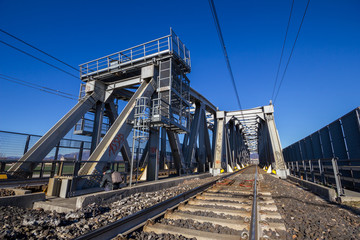Obraz premium Railroad with bridge