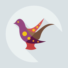 Obraz premium Flat modern design with shadow icons ukrainian