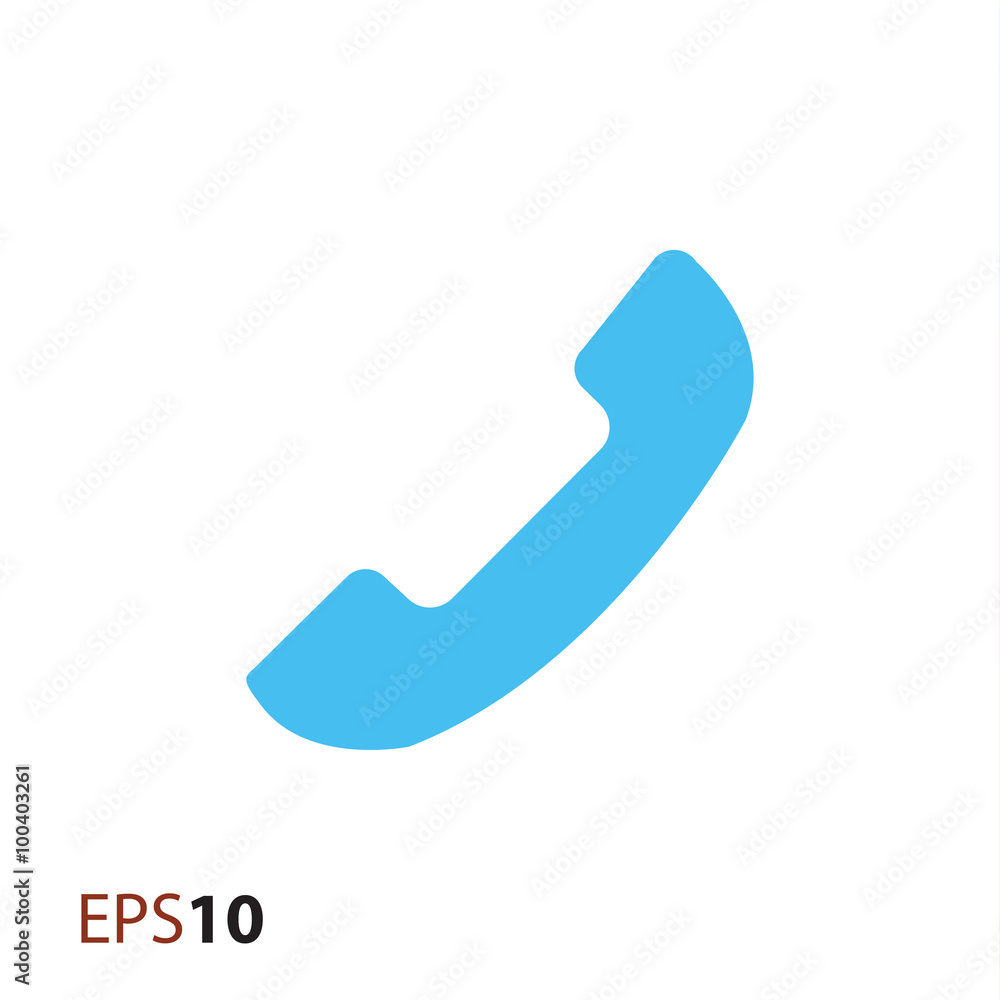 Poster minimal phone icon for web and mobile