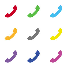 Minimal phone icon for web and mobile