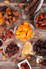 assorted dried fruits