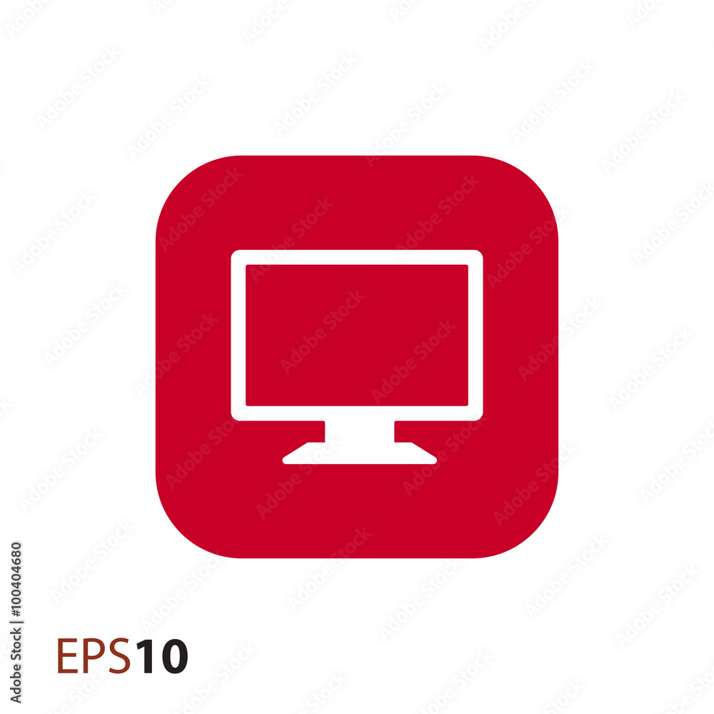Poster monitor icon for web and mobile