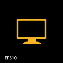 Monitor icon for web and mobile