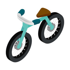 Bike 3d isometric icon