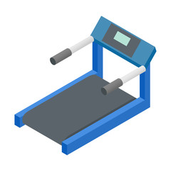 Treadmill 3d isometric icon