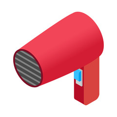 Hairdryer isometric 3d icon