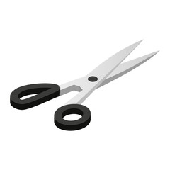 Scissors 3d isometric icon