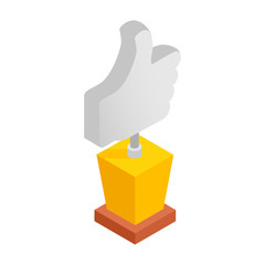 Best choice isometric 3d icon