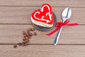 Valentine`s day dessert