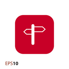 Obraz premium Direction icon for web and mobile