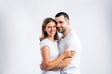 Fototapeta premium Beautiful young couple