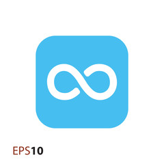 Infinity icon for web and mobile