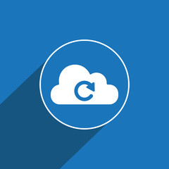 Cloud sync refresh icon for web and mobile