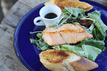 Grilled Salmon steak
