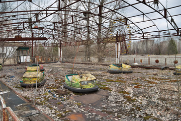 Abandoned amusement park in Pripyat