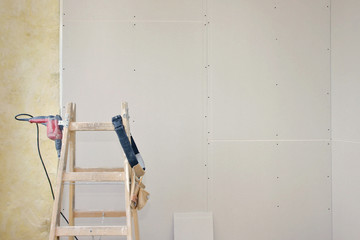 building walls in the house