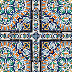 Ceramic tile - color kaleidoscopically generated background