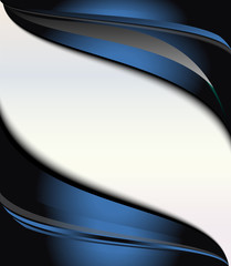 Blue background vector overlap dimension on white background square line for text and message design
