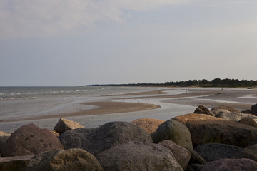 Patterns in the Low Tide. The town of Saeby lies on the east coast,The calm seas allow the tidal mudflats develop and at low tide these become a source of delightful patterns and subtle colour.