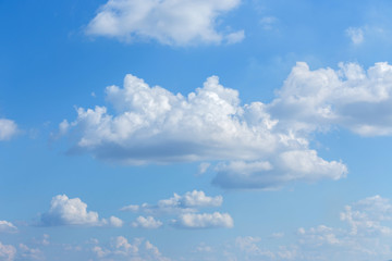 Clouds with blue sky background