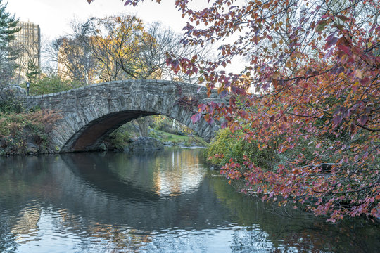 Gapstow bridge Central Park, New York City © John Anderson