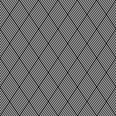 Striped diamonds seamless pattern.