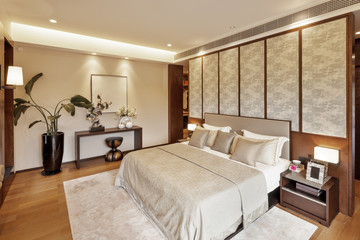 interior of modern bedroom