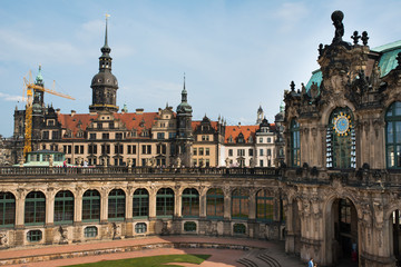 Fototapeta premium Dresden, famous Zwinger museum